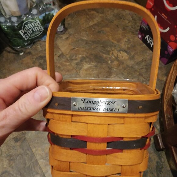 1993 Longaberger Inaugural Basket with Protector - Picture 2 of 5